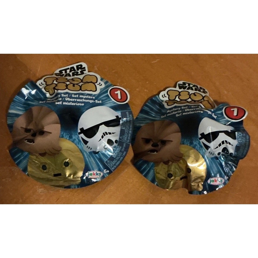 Star Wars Tsum Tsum Mystery‎ Set By Jake's, Set Of 2, New In Sealed Packages